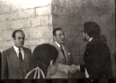 Con Juan Domingo Perón en su residencia de Puerta de Hierro, Madrid, 1970